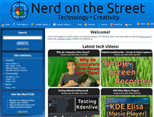Tablet Screenshot of nerdonthestreet.com